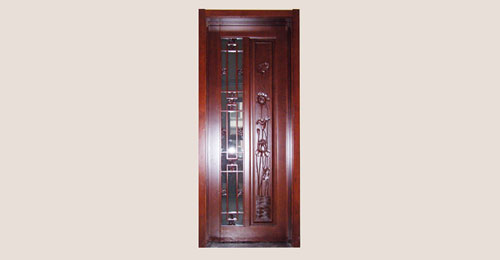 海北卧室门选红木门中式风格还是白色好
