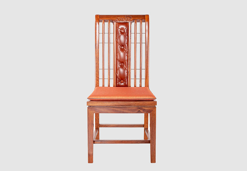 海北芙蓉榭中式实木餐椅效果图