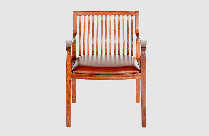 海北中式实木大方椅家具效果图